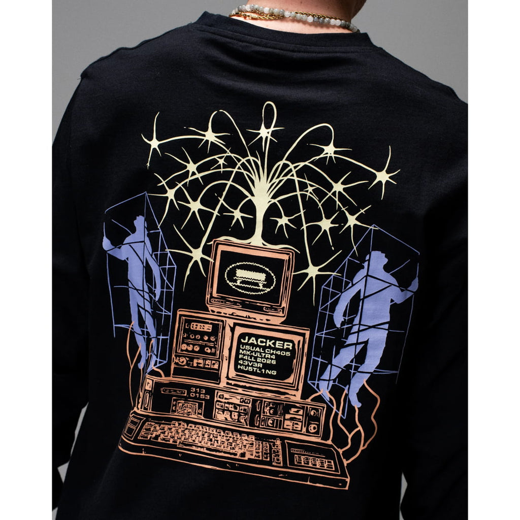 T-shirt Jacker MK-Ultra LS Black - Insidshop.com