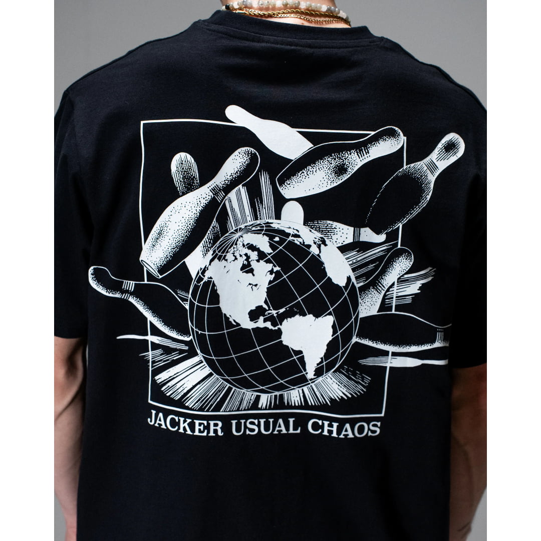 T-shirt Jacker Nine-Pin Black - Insidshop.com