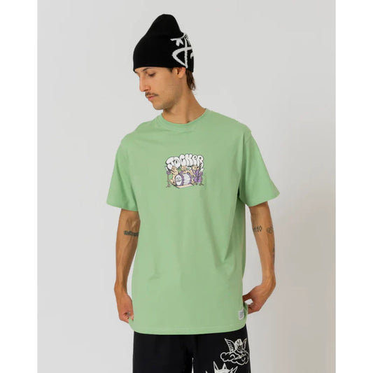T-shirt Jacker Ochestra Green - Queen j White