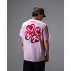 T-shirt Jacker Red Clover Pink - Insidshop.com