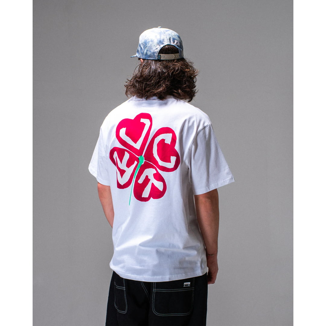 T-shirt Jacker Red Clover White - Insidshop.com