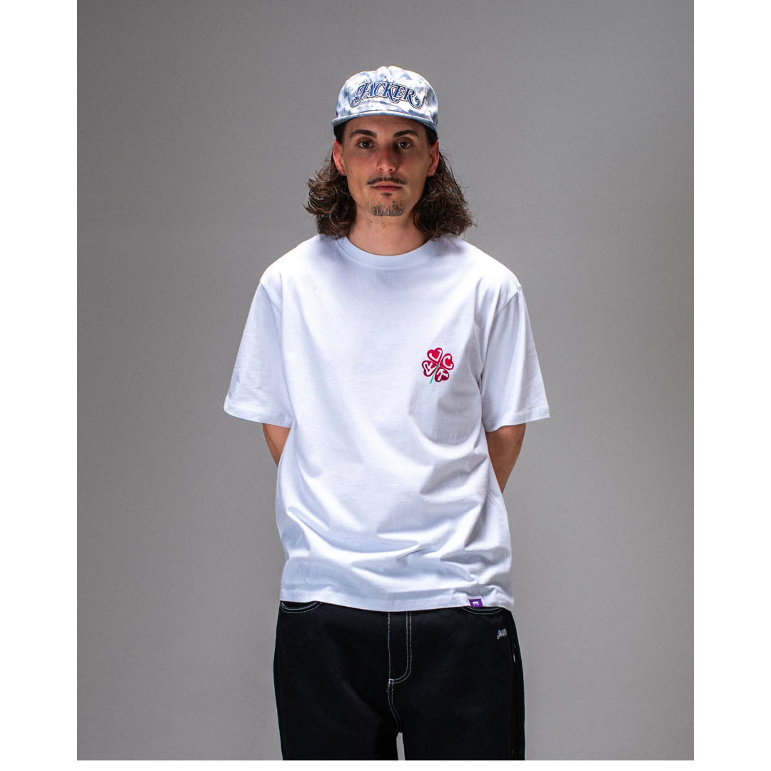 T-shirt Jacker Red Clover White - Insidshop.com