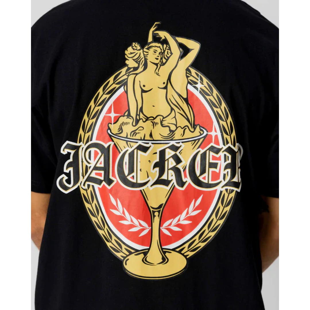 T-shirt Jacker Trois Grâces Black - Lobster Service Purple