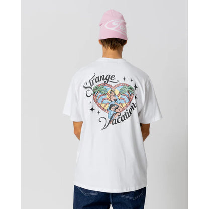 T-shirt Jacker Vacation White - Lobster Service Purple