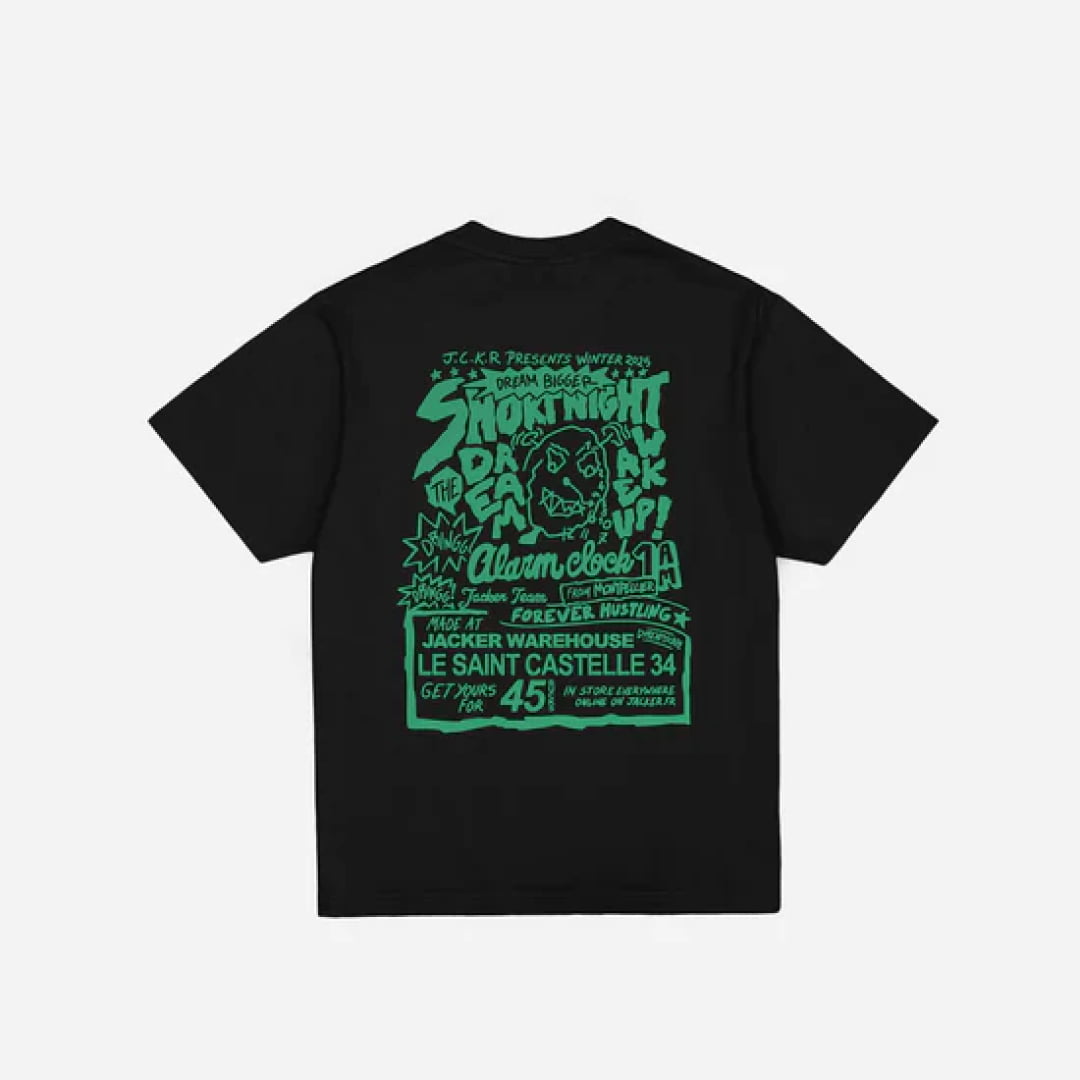 T-shirt Jacker Wake Up! Black - Up! - Insidshop.com