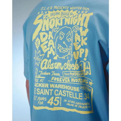 T-shirt Jacker Wake Up! Blue - Up! - Insidshop.com