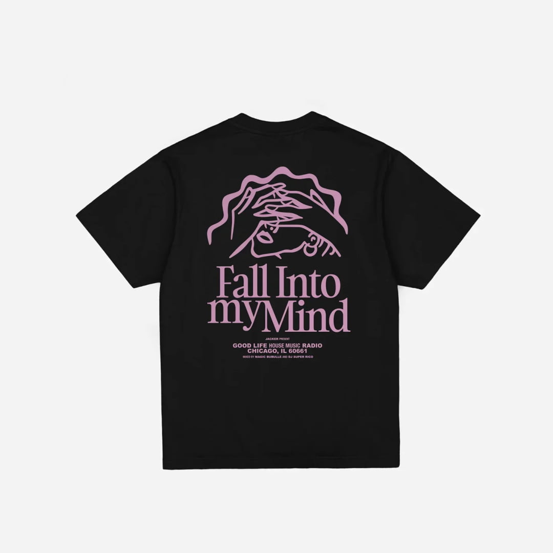 T-shirt Jacker Warehouse Black - Inferno Washed