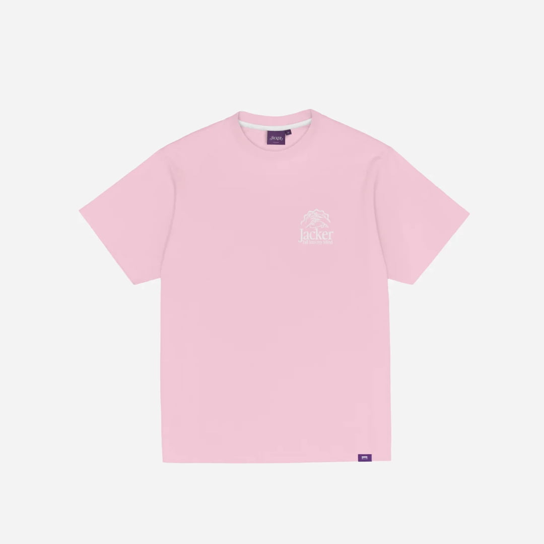T-shirt Jacker Warehouse Pink - Inferno Black Washed