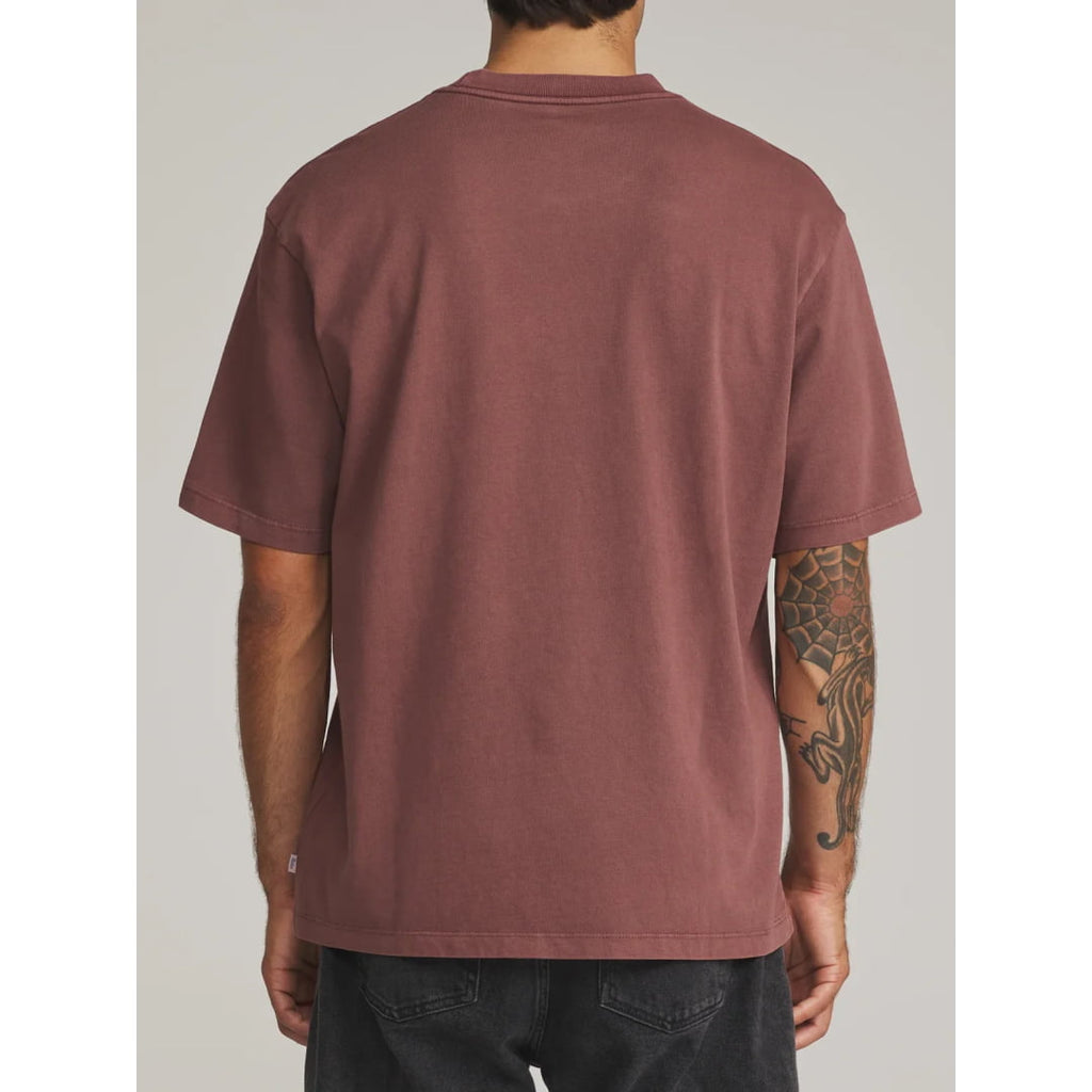 T-shirt Katin Box Fit French Roast Vintage Wash