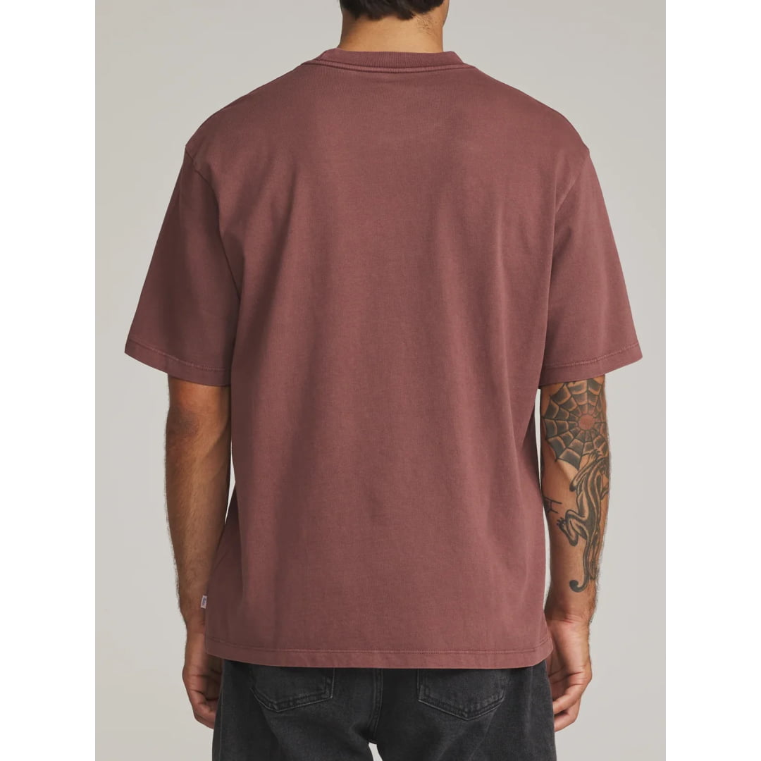 T-shirt Katin Box Fit French Roast Vintage Wash