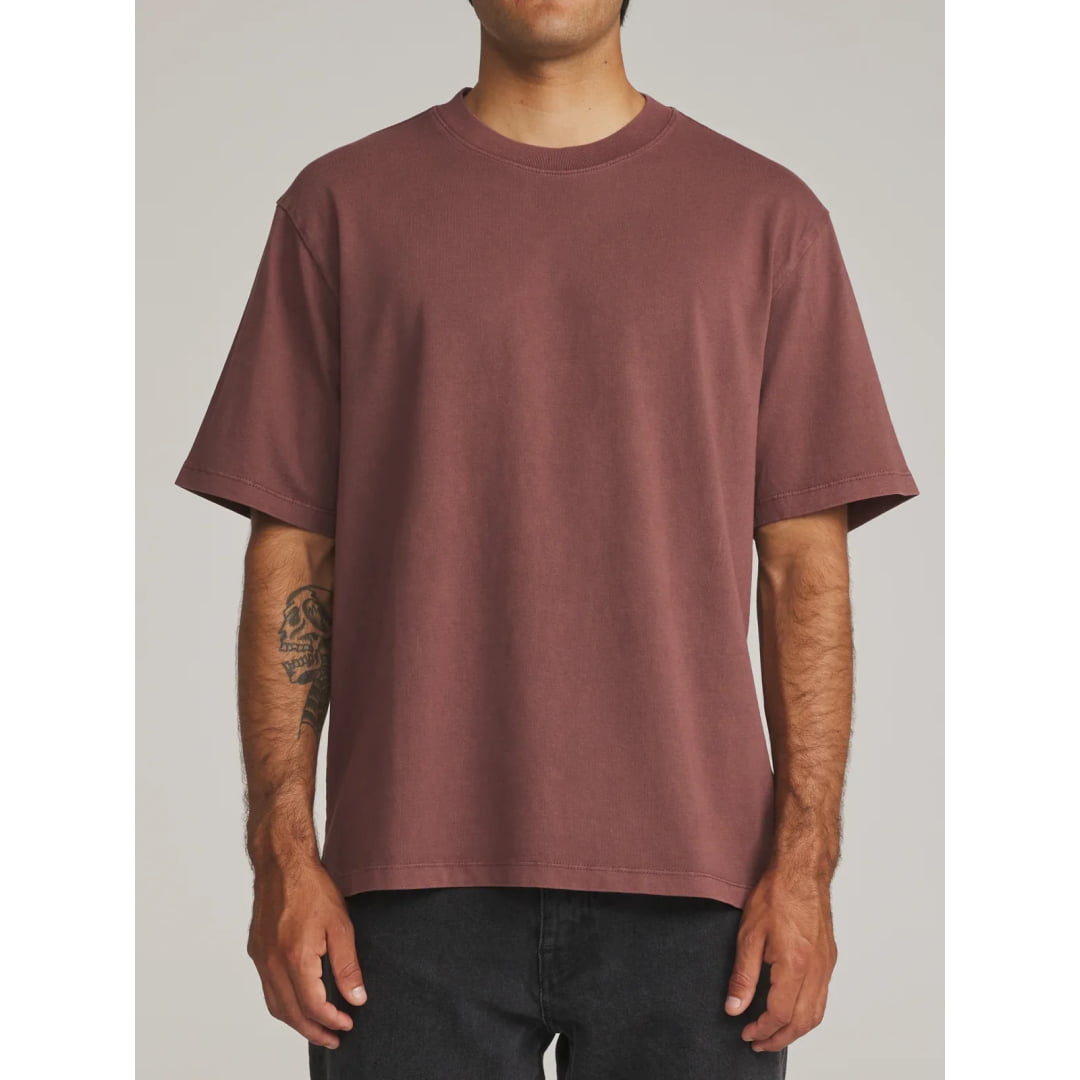 T-shirt Katin Box Fit French Roast Vintage Wash
