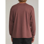 T-shirt Katin Box Fit LS French Roast Vintage Wash