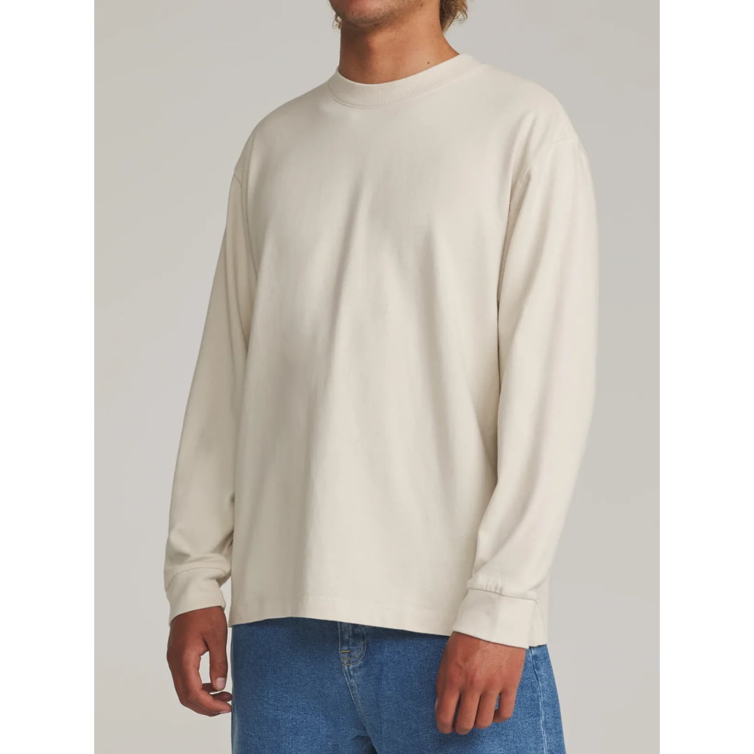 T-shirt Katin Box Fit LS Vintage White - Insidshop.com