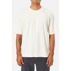 T-shirt Katin Box Fit Vintage White - French Roast Wash