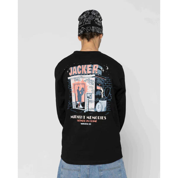 T-shirt LS Jacker Memories Black - Ls - Insidshop.com