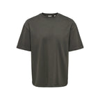 T-shirt Only & Sons Onscaspian Airflex Aut SS Beluga - Ss