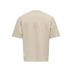 T-shirt Only & Sons Onscaspian Airflex Aut SS Silver Lining