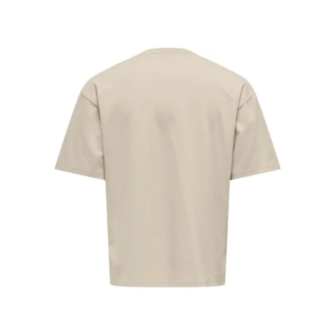 T-shirt Only & Sons Onscaspian Airflex Aut SS Silver Lining