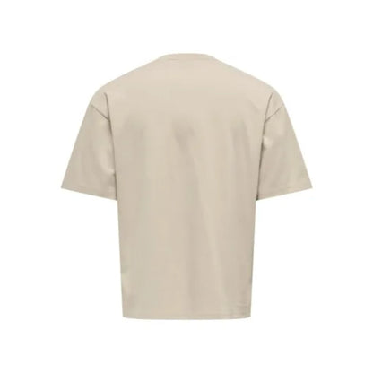 T-shirt Only & Sons Onscaspian Airflex Aut SS Silver Lining