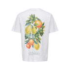 T-shirt Only & Sons ONSFRED Life Greens RLX Bright White