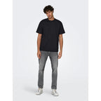 T-shirt Only & Sons Onsfred Life Relax Black - Insidshop.com