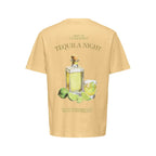 T-shirt Only & Sons ONSFRED Life RLX Print Sunlight Tequila