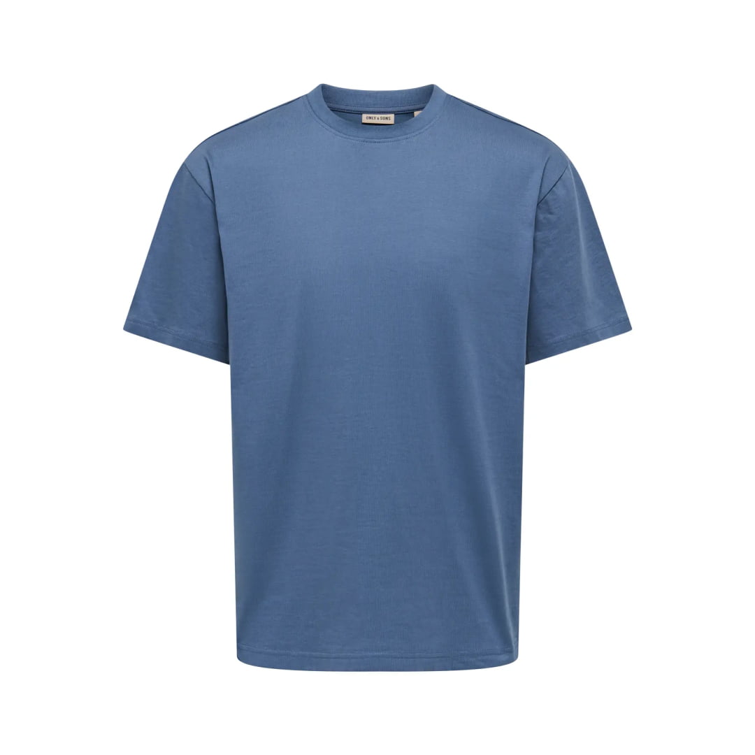 T-shirt Only & Sons Onsfred Life RLX SS Vintage Indigo