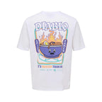 T-shirt Only & Sons Onskeane Relax Print Bright White Diablo