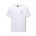 T-shirt Only & Sons OSJFRED Life RLX SS Label Bright White