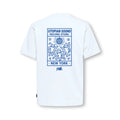 T-shirt Only & Sons OSJFRED Worldwide RLX Bright White