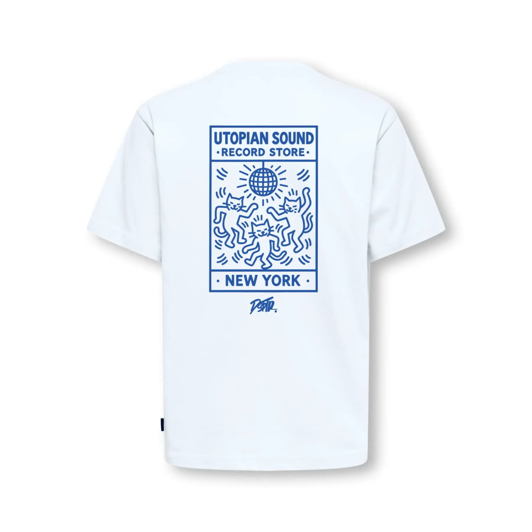 T-shirt Only & Sons OSJFRED Worldwide RLX Bright White