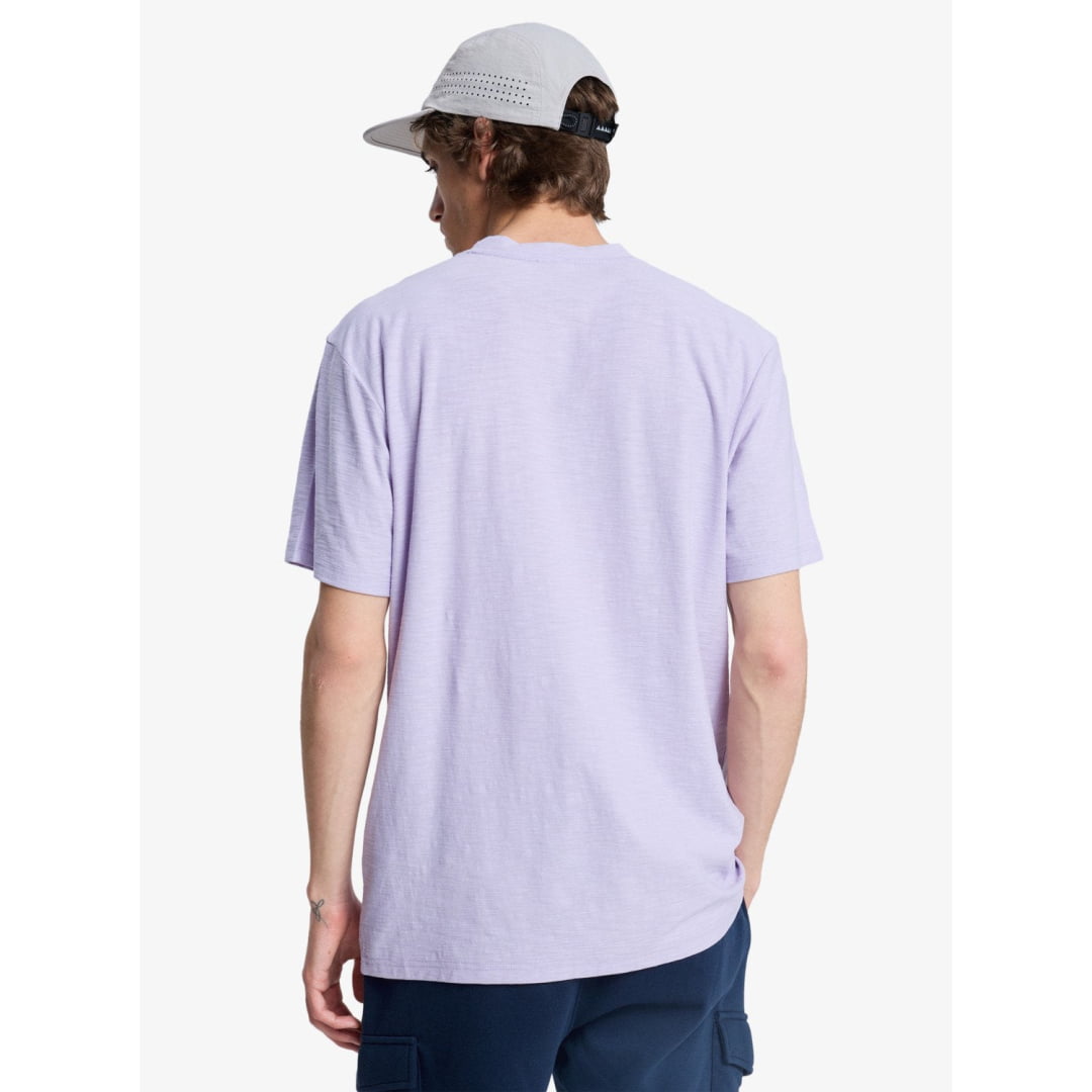 T-shirt QUIKSILVER Slub Roundneck Orchid Petal - Quiksilver