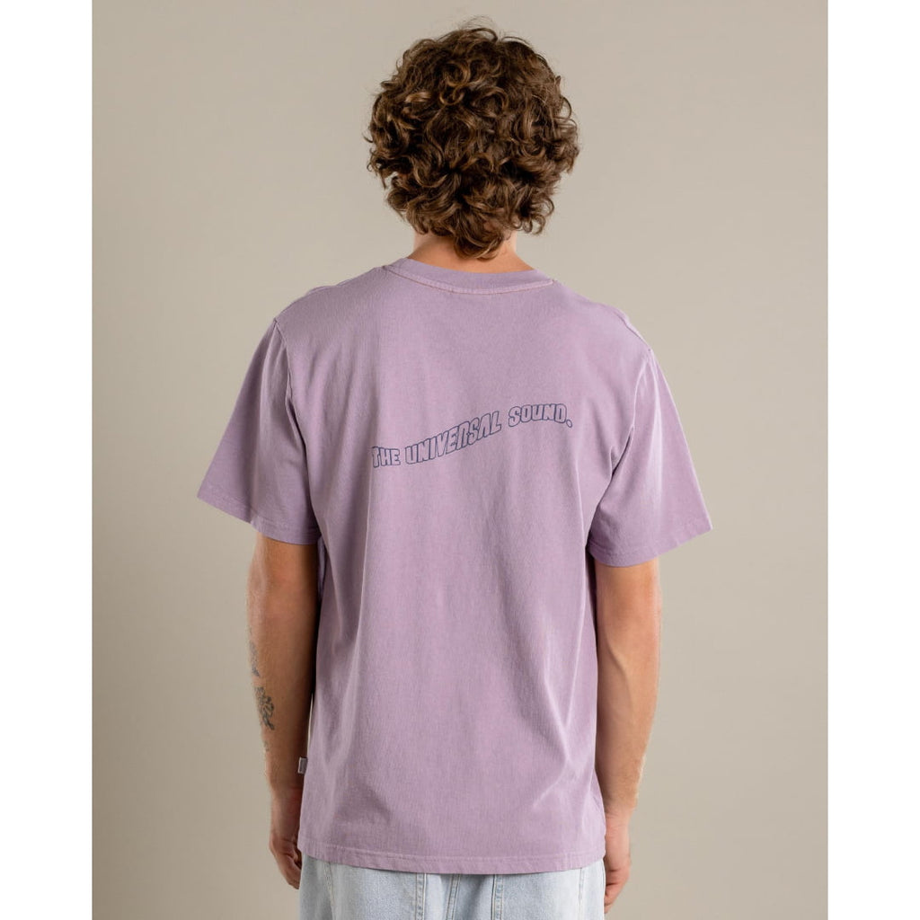 T-shirt Rhythm Universal Sound Plum - Insidshop.com