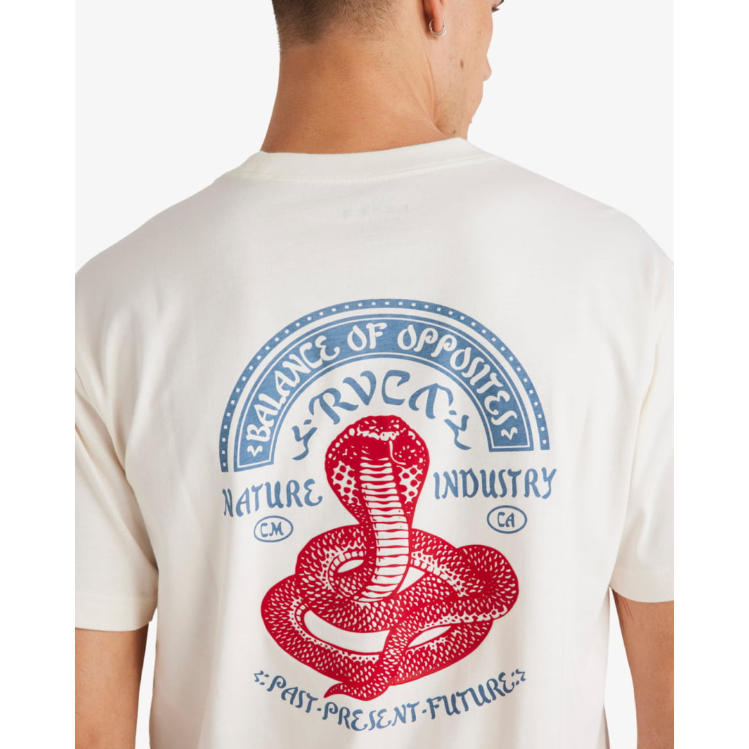 T-shirt RVCA Charmer Antique White - Rvca - Insidshop.com