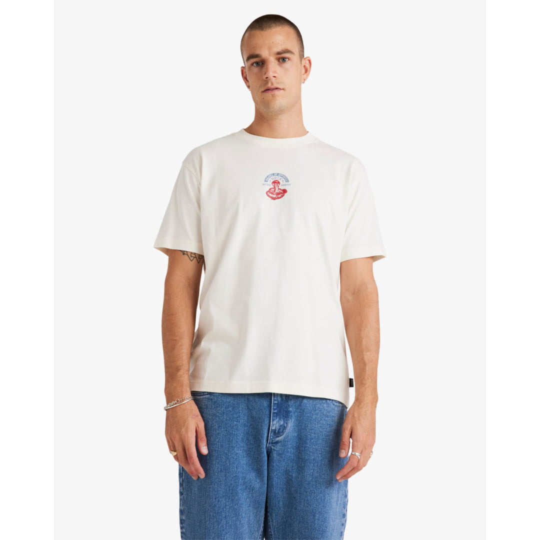 T-shirt RVCA Charmer Antique White - Rvca - Insidshop.com