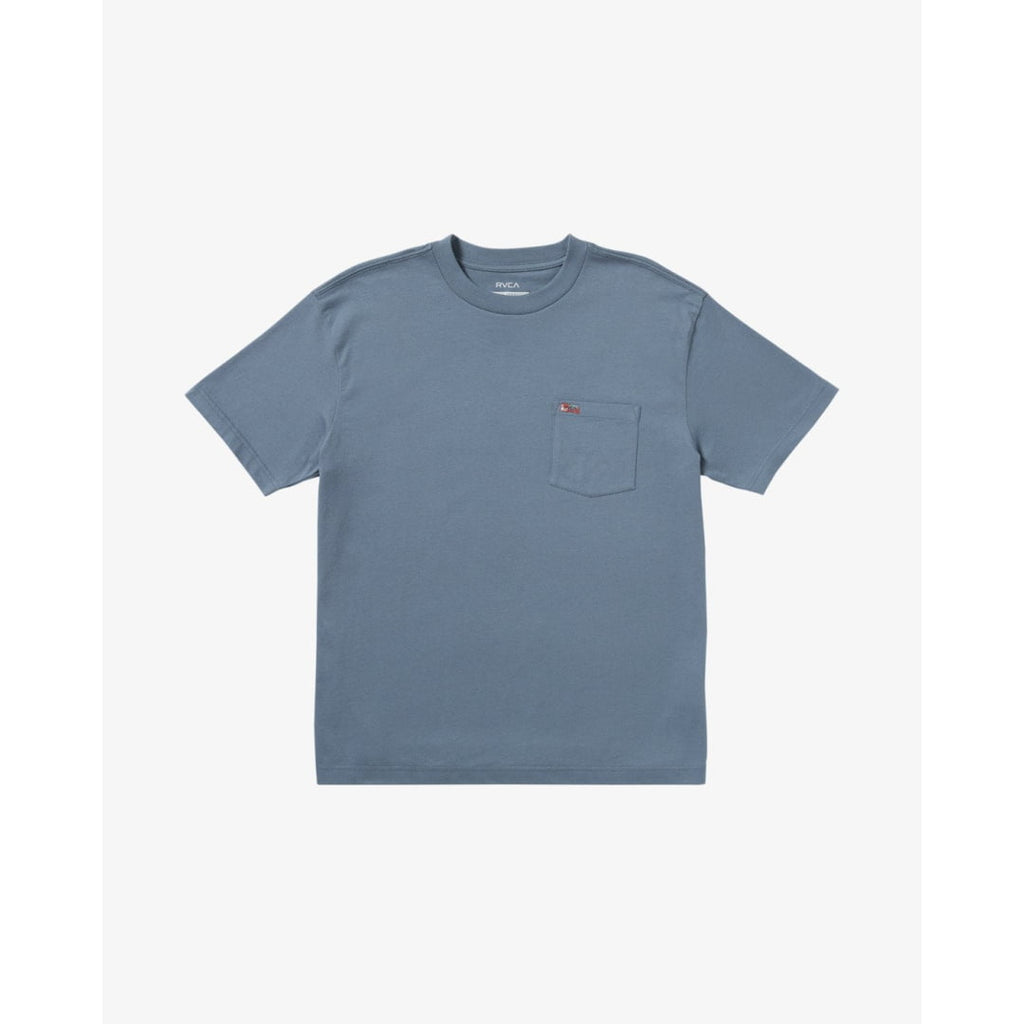 T-shirt RVCA LA Eye Swirl Pocket Vintage Navy - Rvca