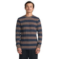 T-shirt RVCA LS Dayshift Thermal Stripe Mocha