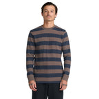 T-shirt RVCA LS Dayshift Thermal Stripe Mocha