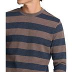 T-shirt RVCA LS Dayshift Thermal Stripe Mocha