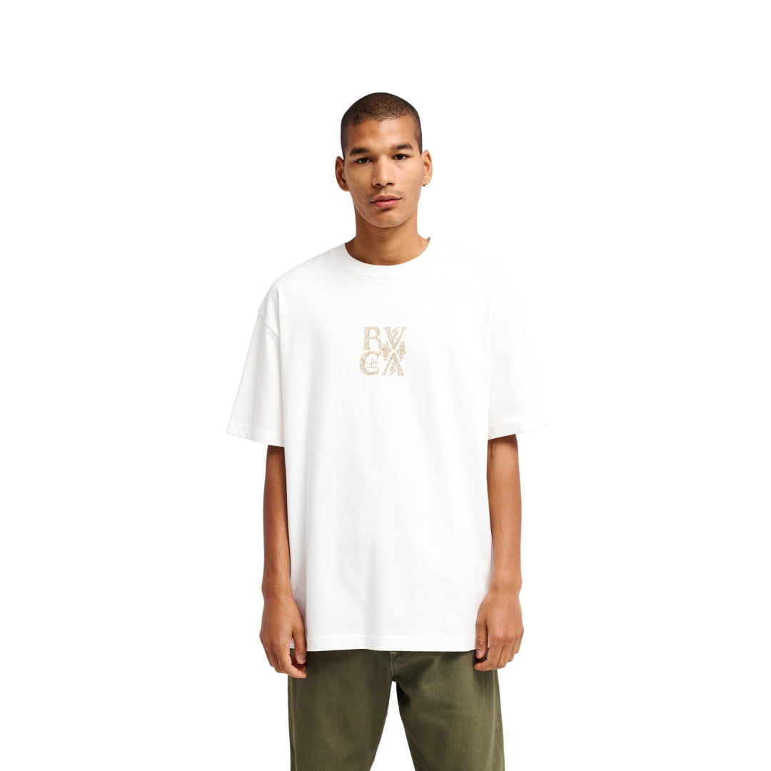 T-shirt RVCA Ornate SS Salt - Insidshop.com