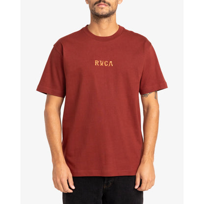 T-shirt RVCA Sunflower Tarrot SS Red Earth - Rvca Ss
