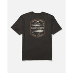 T shirt Salty Crew Baited Classic Black Shirt Insidshop.com