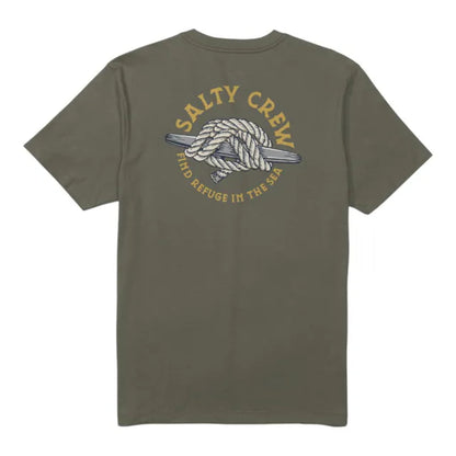 T shirt Salty Crew Cleat Knott Dusty Olive Shirt