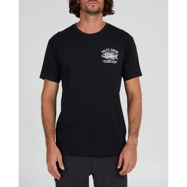 T-shirt Salty Crew Cut Above Premium Black - Insidshop.com
