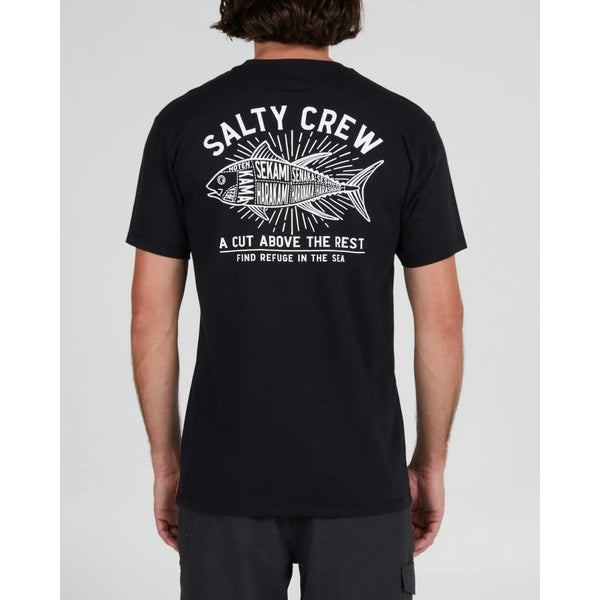 T-shirt Salty Crew Cut Above Premium Black - Insidshop.com