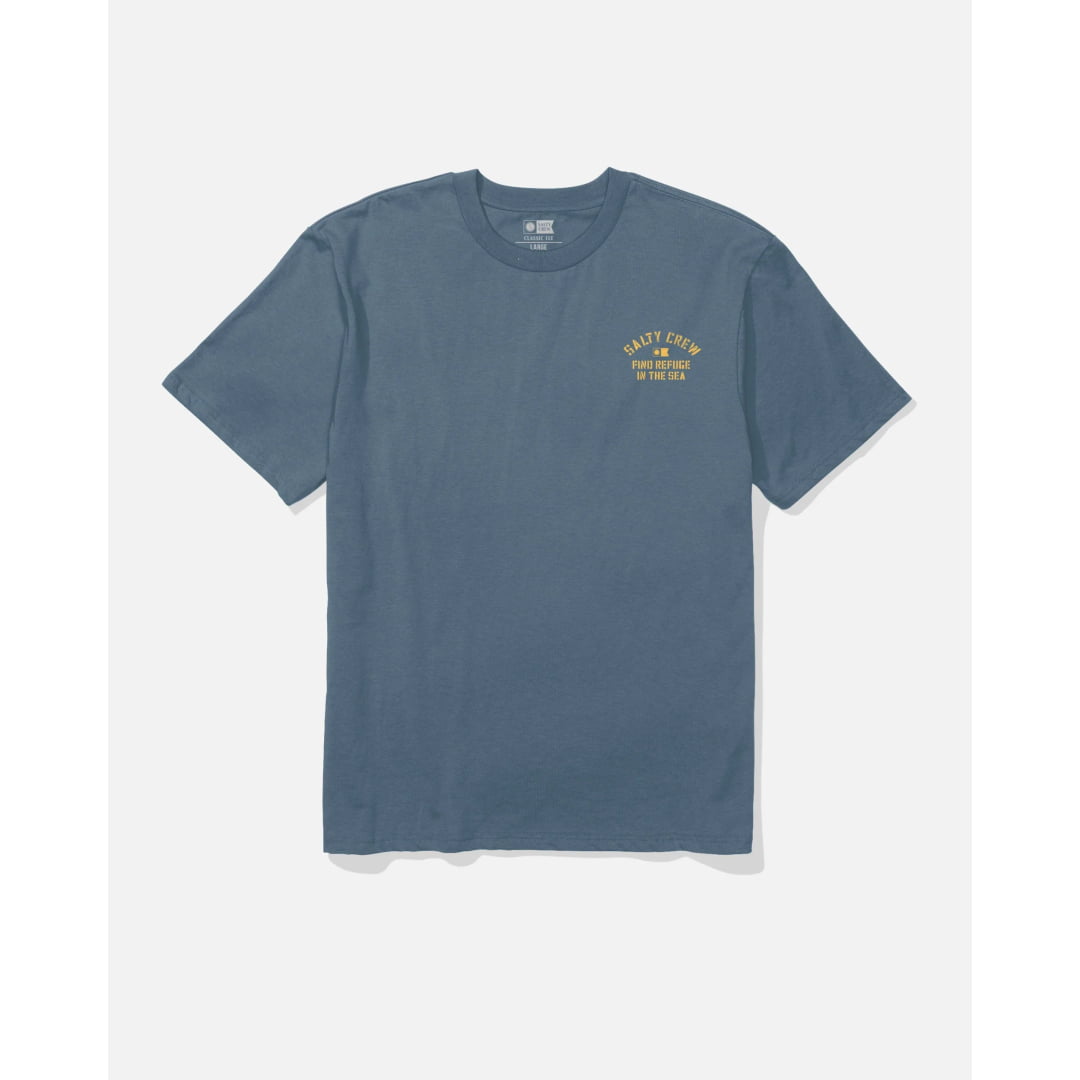 T-shirt Salty Crew Even Keel Vintage Slate - Insidshop.com