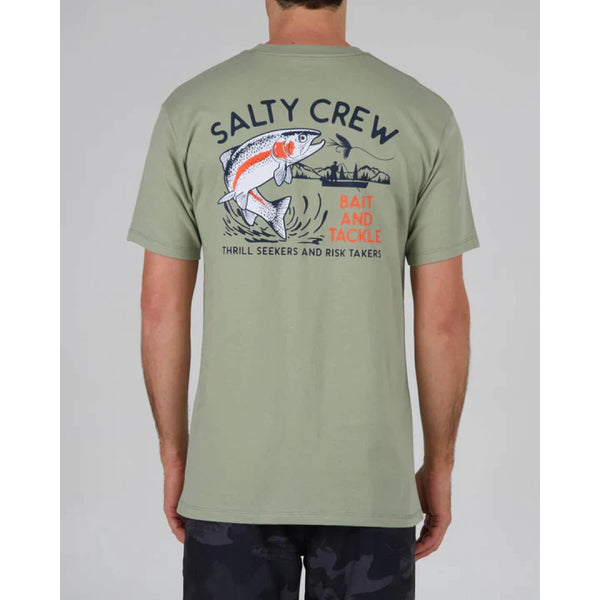 T - shirt Salty Crew Fly Trap Premium Dusty Sage - T shirt