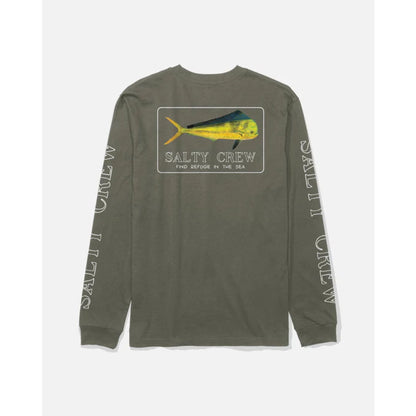 T shirt Salty Crew L/S Golden Mahi Premium Dusty Olive
