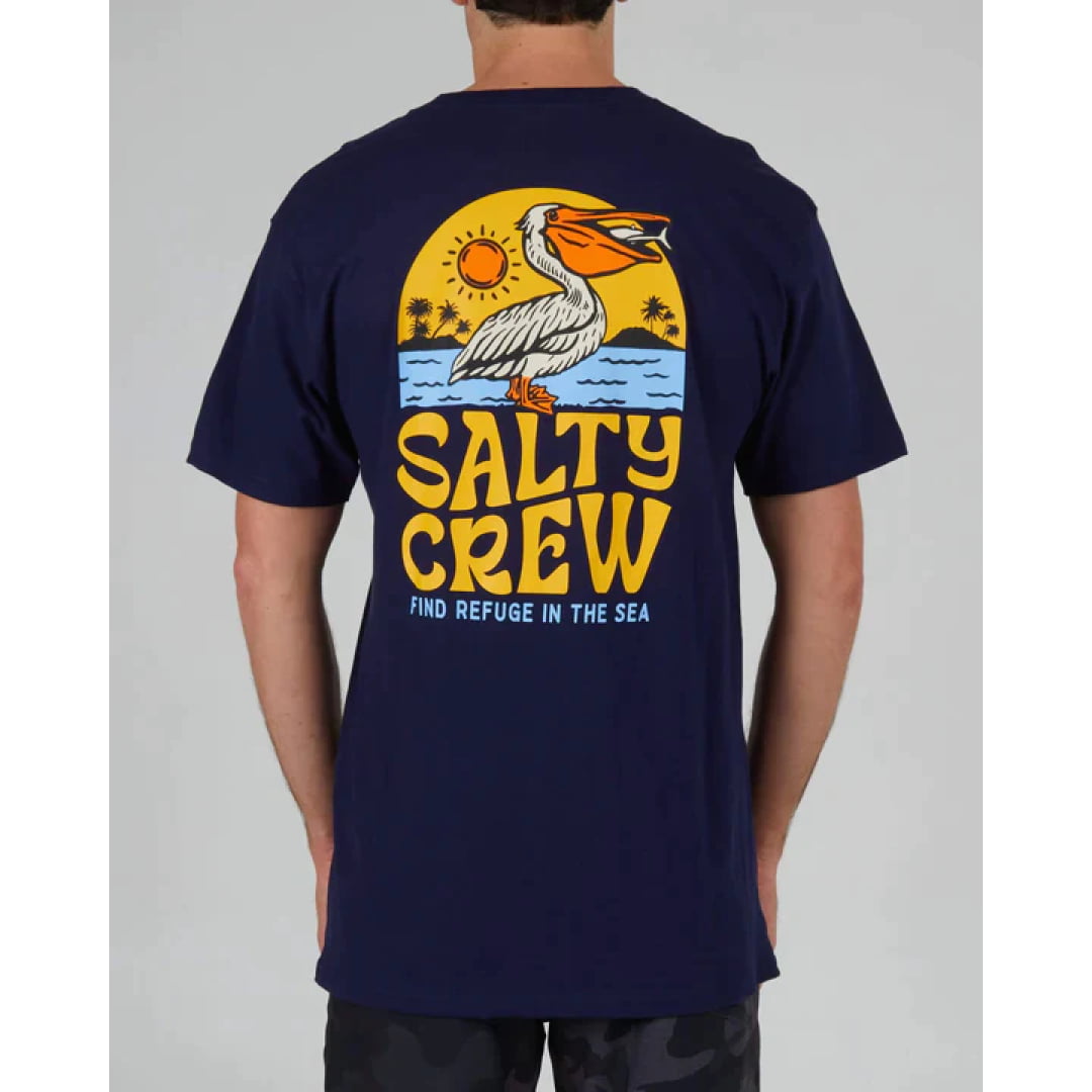 T - shirt Salty Crew Seaside Standard Navy - T shirt