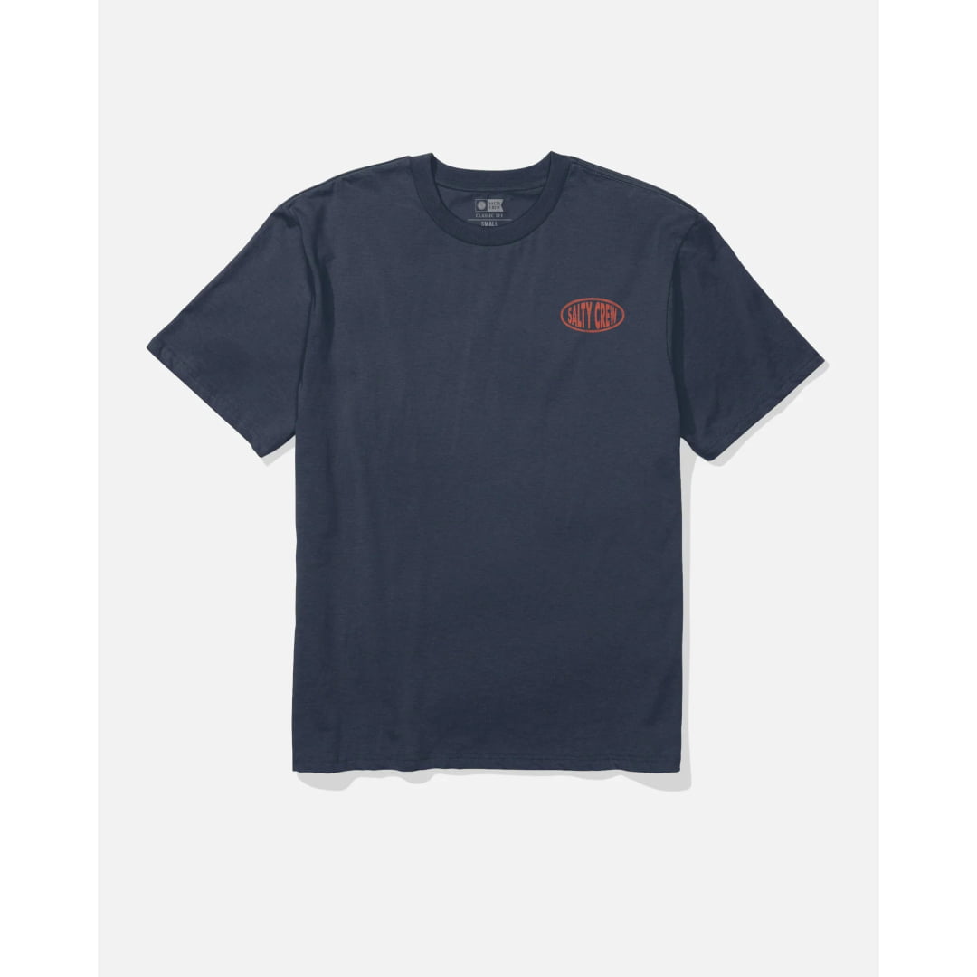 T-shirt Salty Crew Signace SS Navy - Insidshop.com
